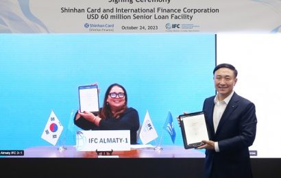 신한카드 카자흐스탄 법인, IFC 약 810억원 투자 유치 성공